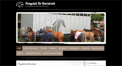 Desktop Screenshot of ponyclubderoerstreek.nl